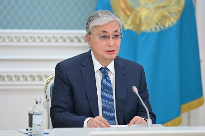 △图片来源：哈萨克斯坦总统网站
