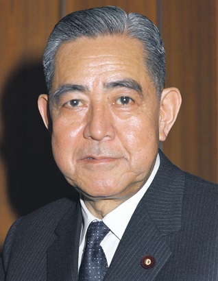 Former Japanese Prime Minister Eisaku Sato.Figure from the network