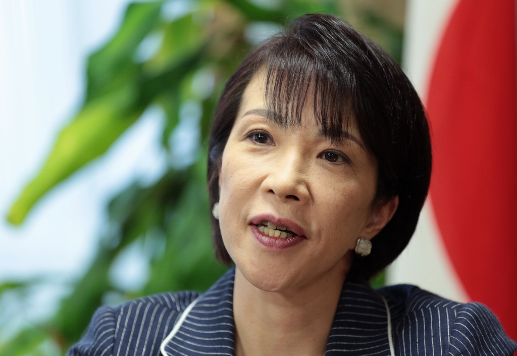 高市早苗。 视觉中国资料图