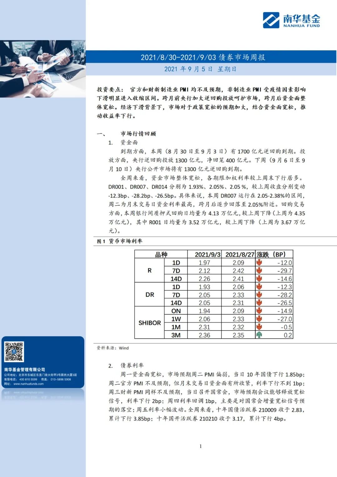 “【债券市场周报】2021/8/30-2021/9/03