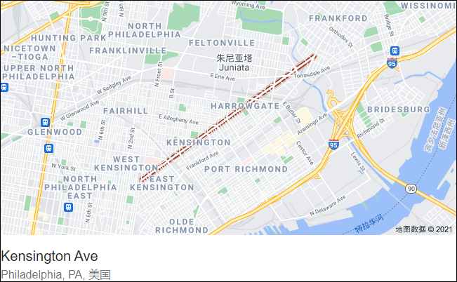 据《每日邮报》今年4月的报道,费城肯辛顿大街是臭名昭著的"毒品街"