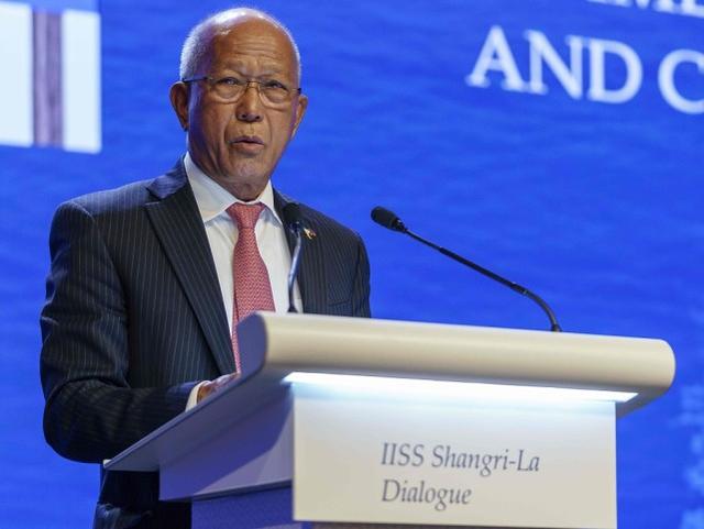 菲律宾国防部长洛伦扎纳。图源:视觉中国