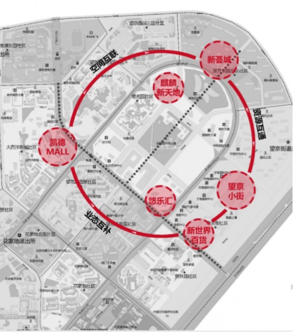 今后将高标准建成一座开放式口袋公园——阜园,将望京小街与新世界