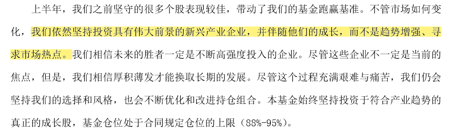 图片来源：《景顺长城环保优势股票型证券投资基金2021年中期报告》