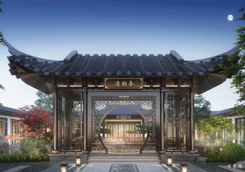 心向往之行将必至贵阳建发和玺新中式园林景观将这样呈现