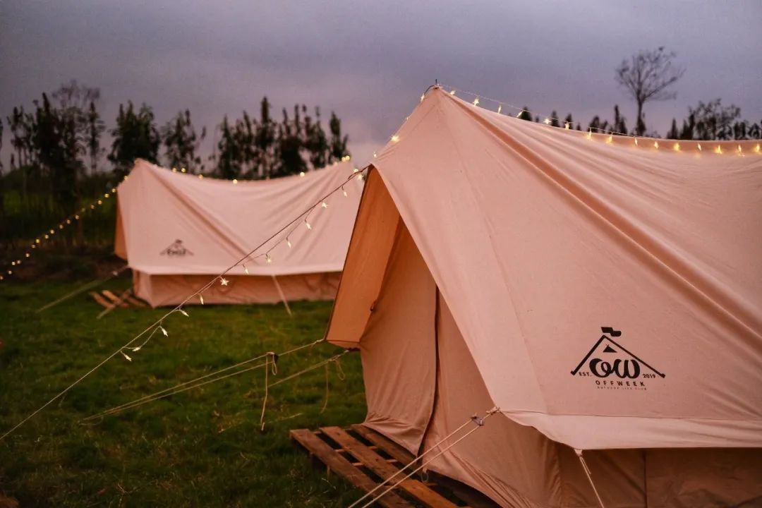 营地升级20柘林镇迎龙村的夜晚很fashion