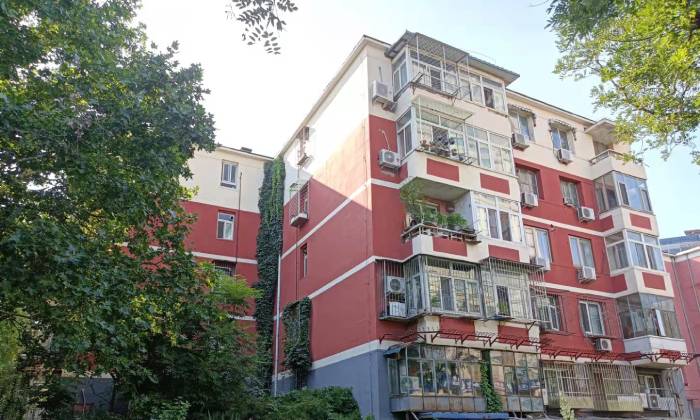马连道北里的居民楼. 于丽丽 摄