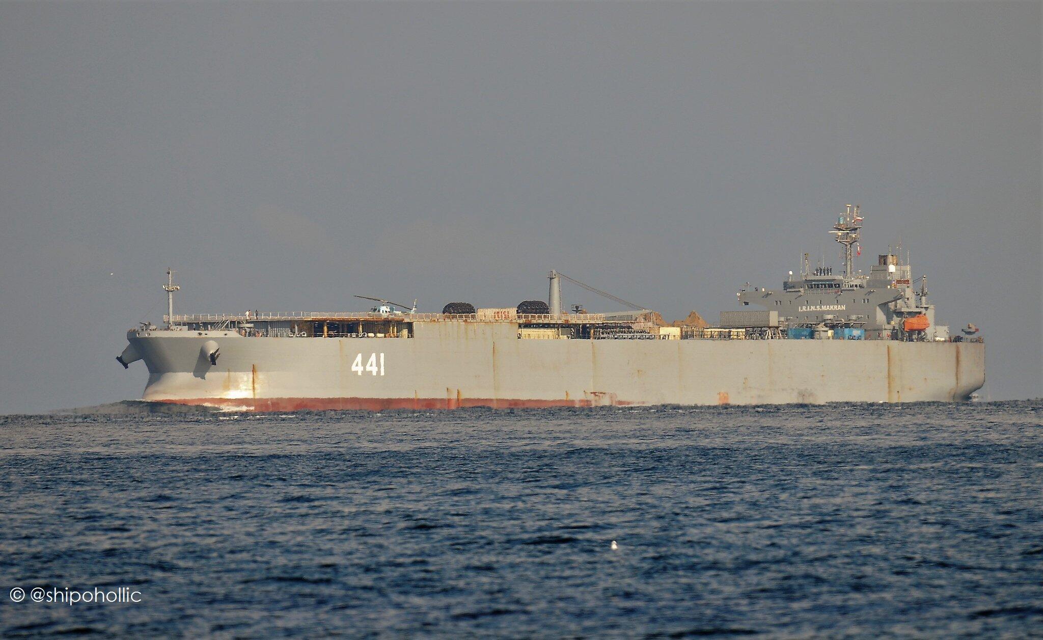 路线令美国疑惑 伊朗最大军舰结束4个月远洋回国