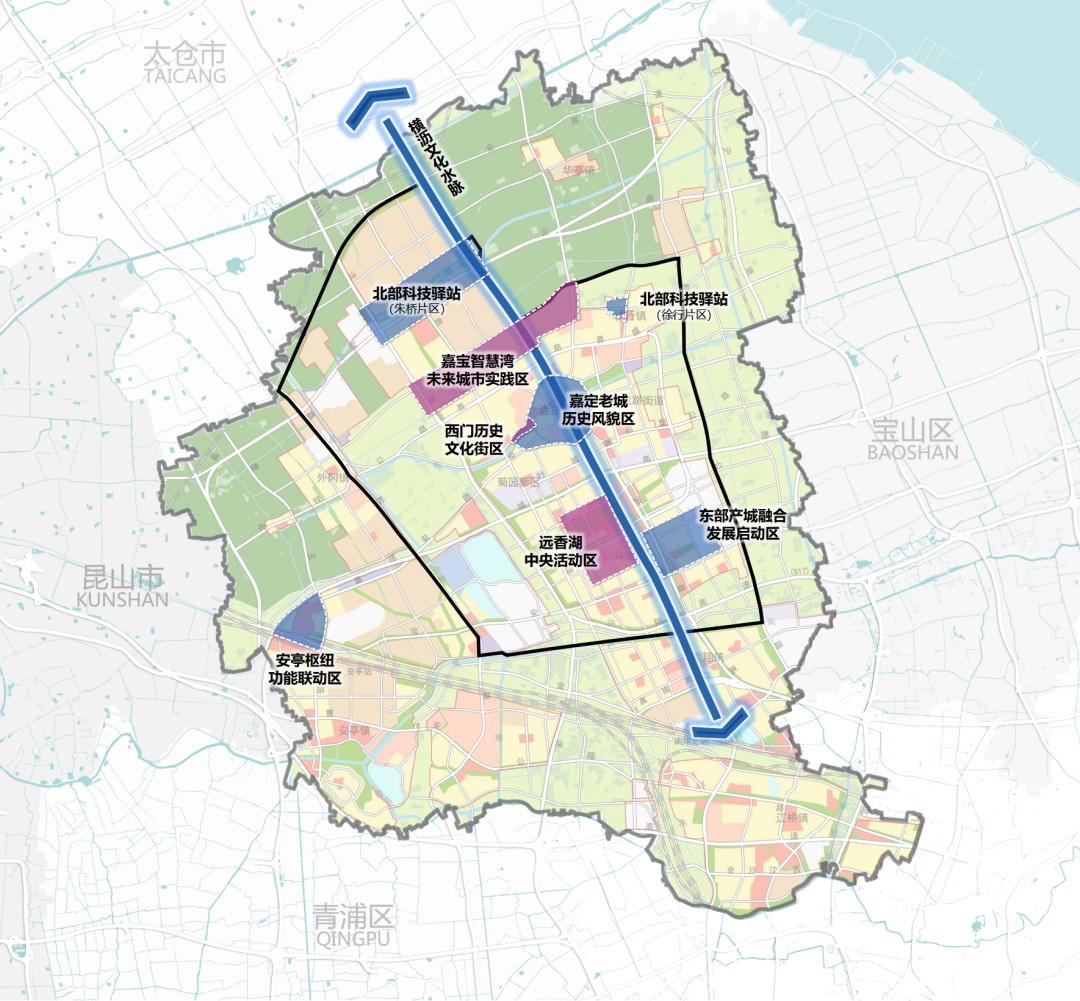政策实效围绕两大定位打造四高地一样板嘉定新城规划建设重点在此