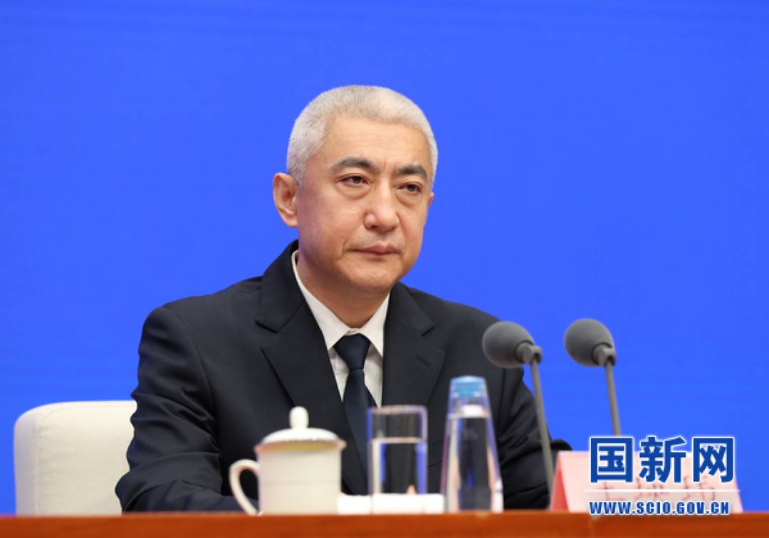 公安部网络安全保卫局局长王瑛玮.图片来源:国新办