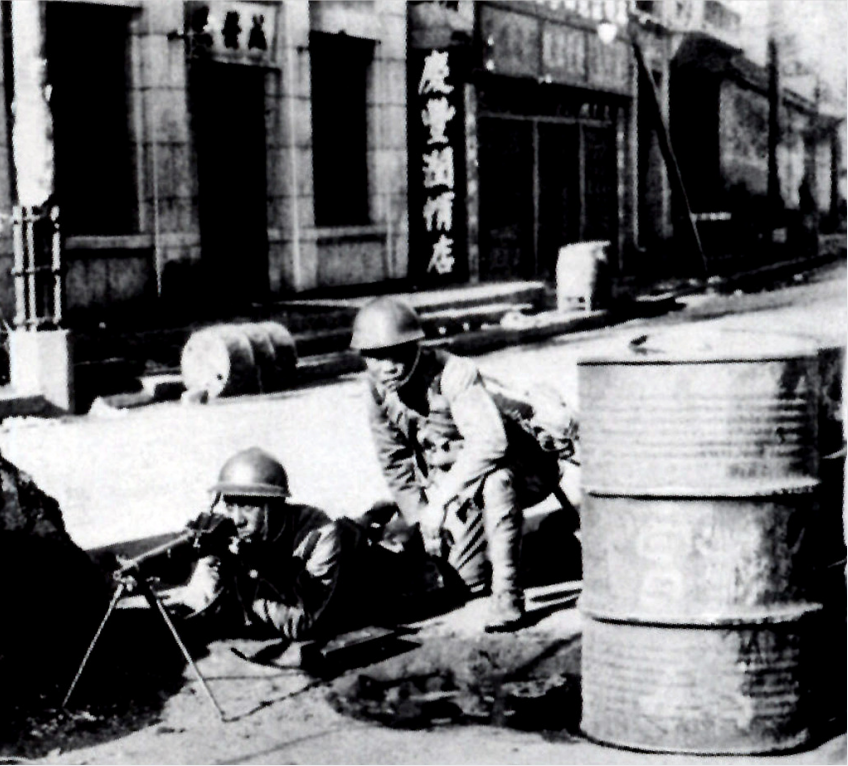 1931年9月，日军在沈阳城内疯狂扫射（资料图）