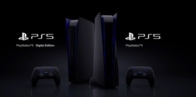 ▲ 黑色版 PS5 主机渲染图