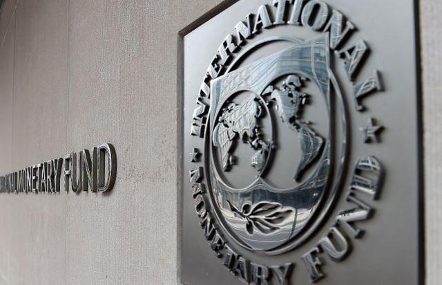 国际货币基金组织(IMF)标志。图源：视觉中国