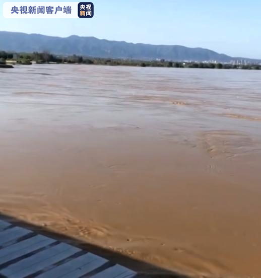 受降雨影响 陕西19条河流涨水 渭河出现今年最大洪水