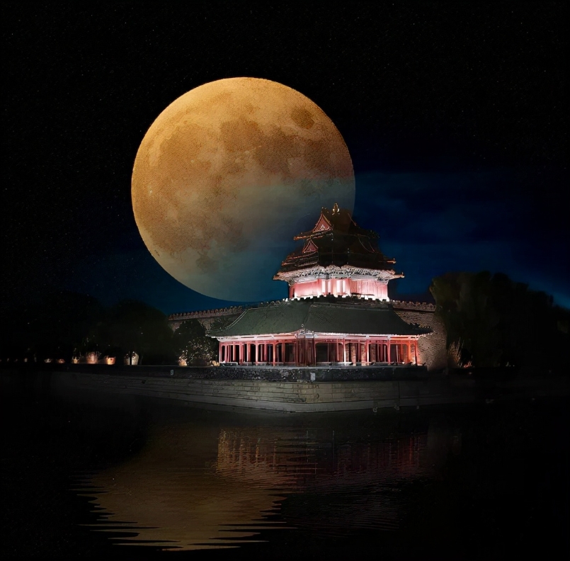 月华圆满正秋中,天上人间此夕同.宋-周邠中秋水晶宫里,一声吹断横笛.