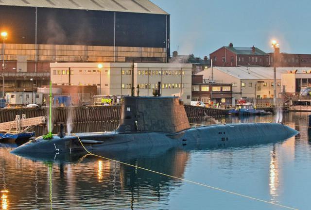 “大胆”号核潜艇。图源：英国国防部网站