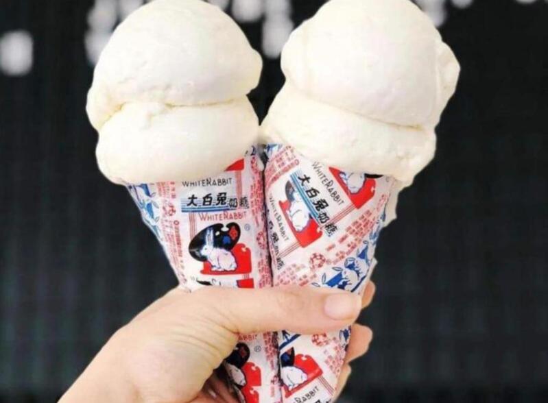 洛杉矶一家冰淇淋店推出大白兔冰淇淋系侵权。