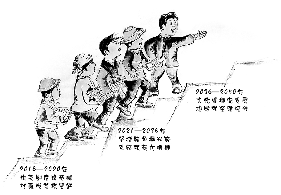 乡村振兴 "三步走"