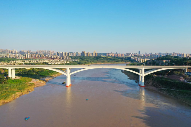 重庆礼嘉嘉陵江大桥通车在即新大桥带来新视野新景观