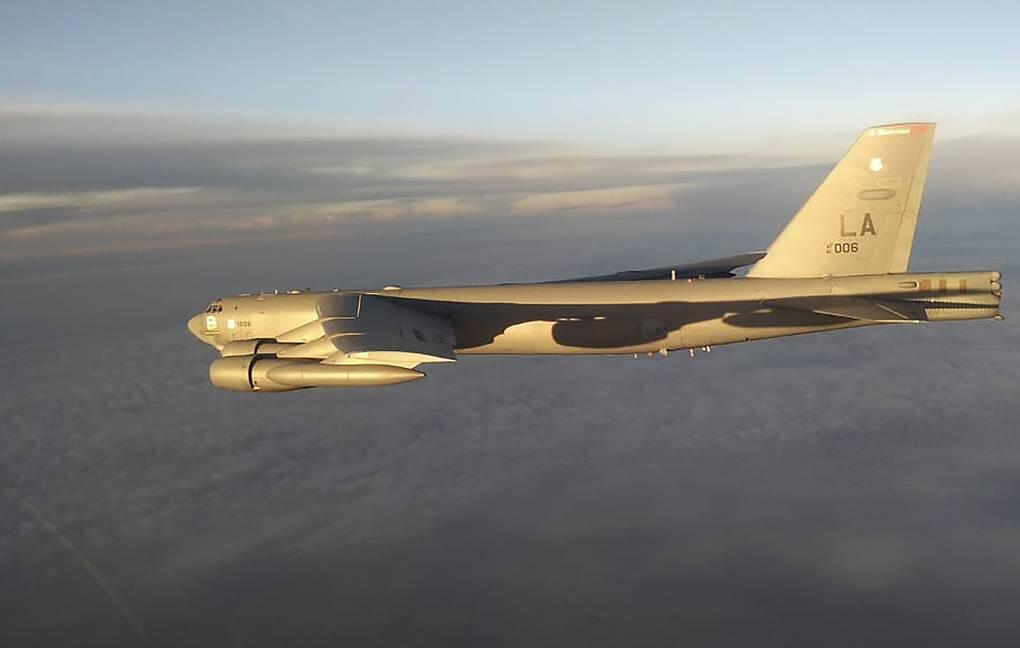 美军b-52h战略轰炸机,图自塔斯社