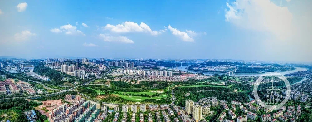 (鸟瞰蔡家智慧新城.蔡家智慧新城管委会供图)