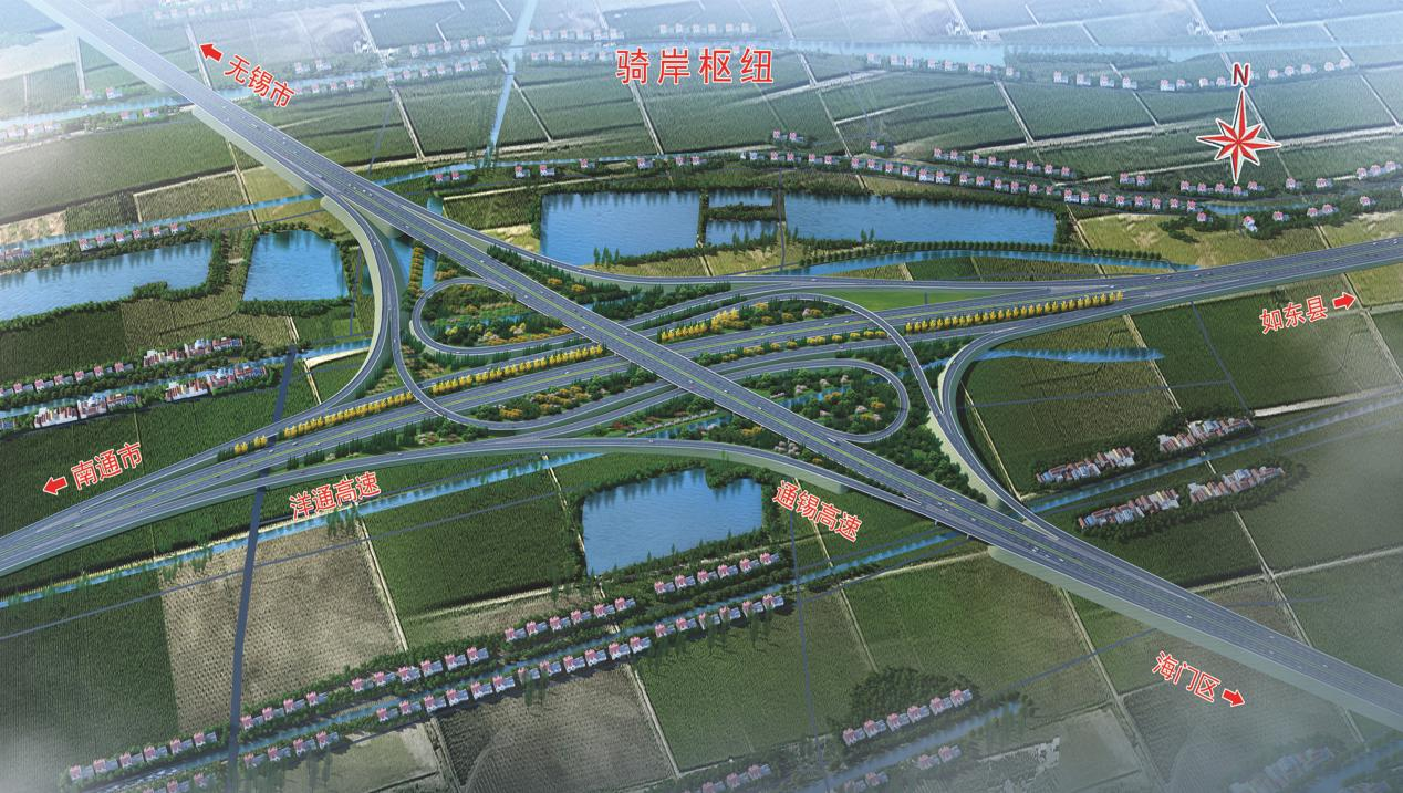 中建二局三公司基础设施分公司南通绕城高速项目拉开全面开工建设大幕