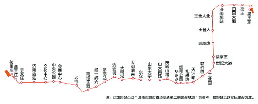 轨道交通6号线开启济南轨道交通二期规划新篇章
