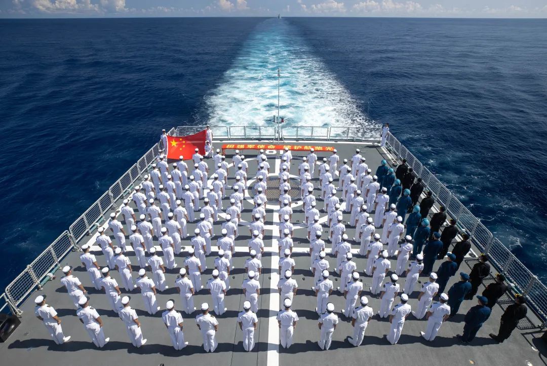 勇闯大洋亮剑深蓝海军第39批护航编队这样承诺