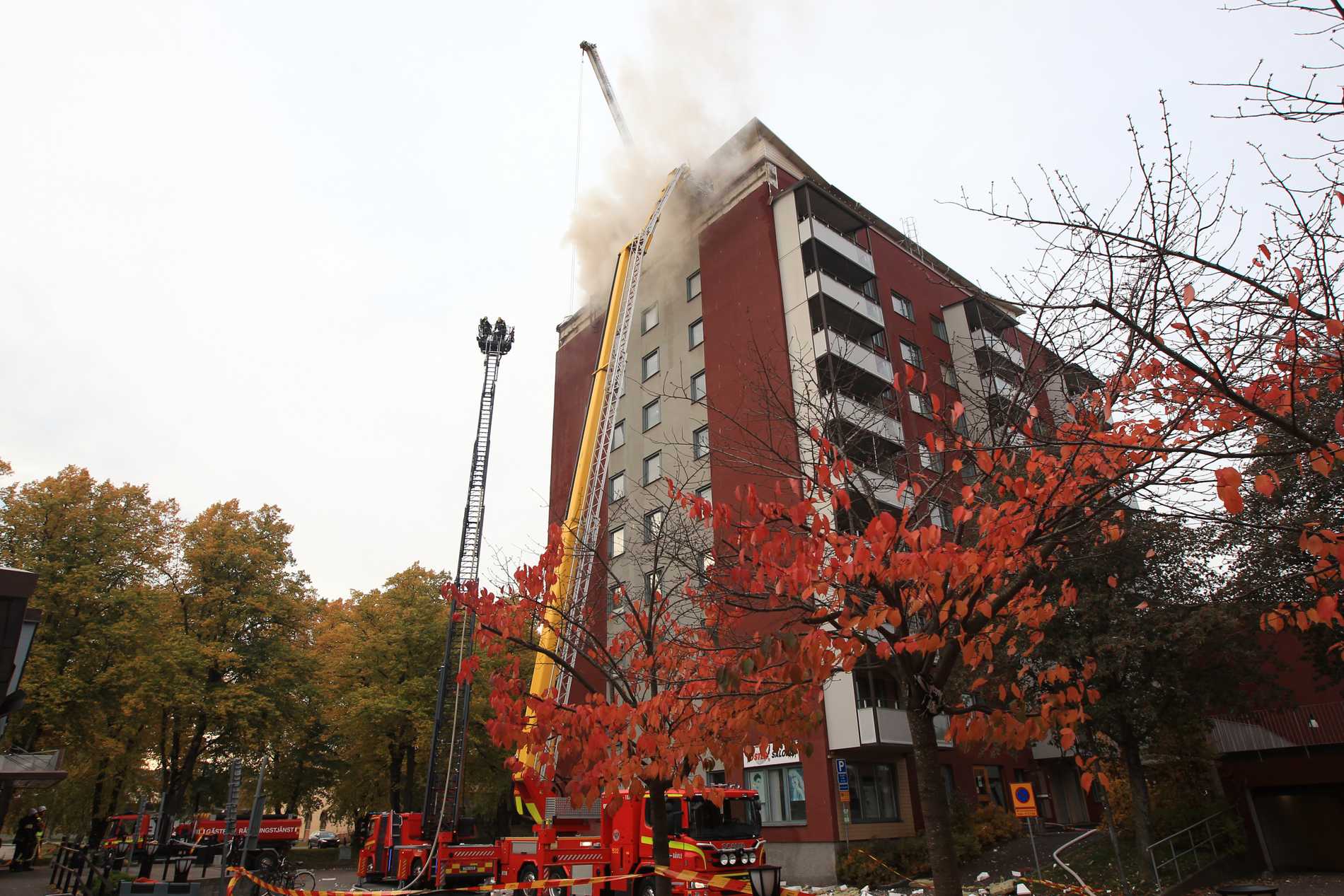 瑞典一公寓楼发生火灾 警方将其列为严重纵火案