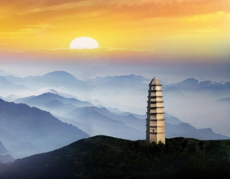 地点|陕西延安宝塔山