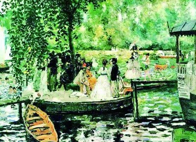 &nbsp;&nbsp;&nbsp;&nbsp;雷诺阿《青蛙塘》&nbsp;资料图片