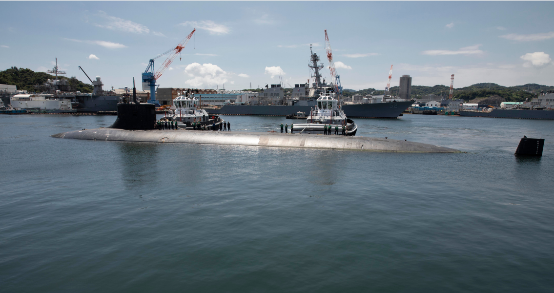 活动轨迹曝光 美核潜艇南海事故后紧急返回关岛基地