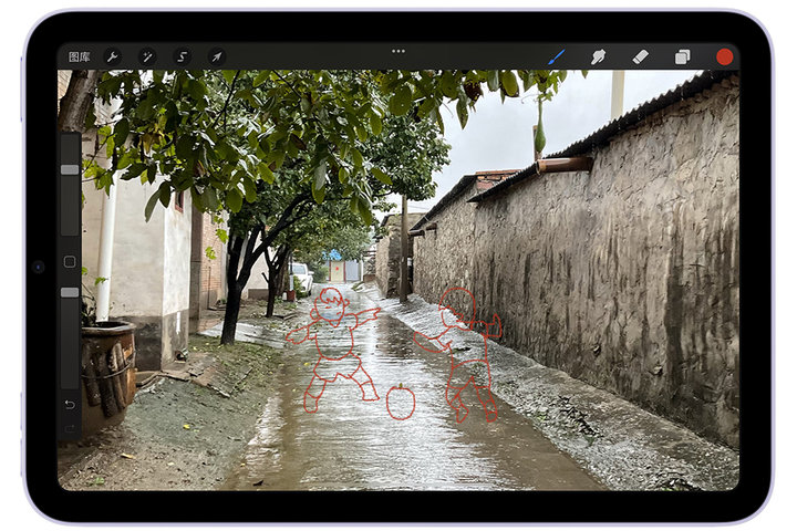 ▲ 使用 app：Procreate。