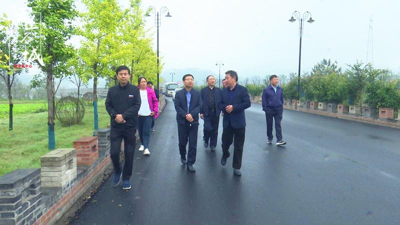 10月7日,县委常委,纪委书记,监委主任许杰锋到谷城县部分乡镇,就乡村