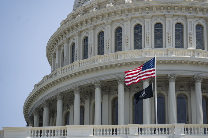 美国国会大厦 资料图 新华社记者刘杰摄