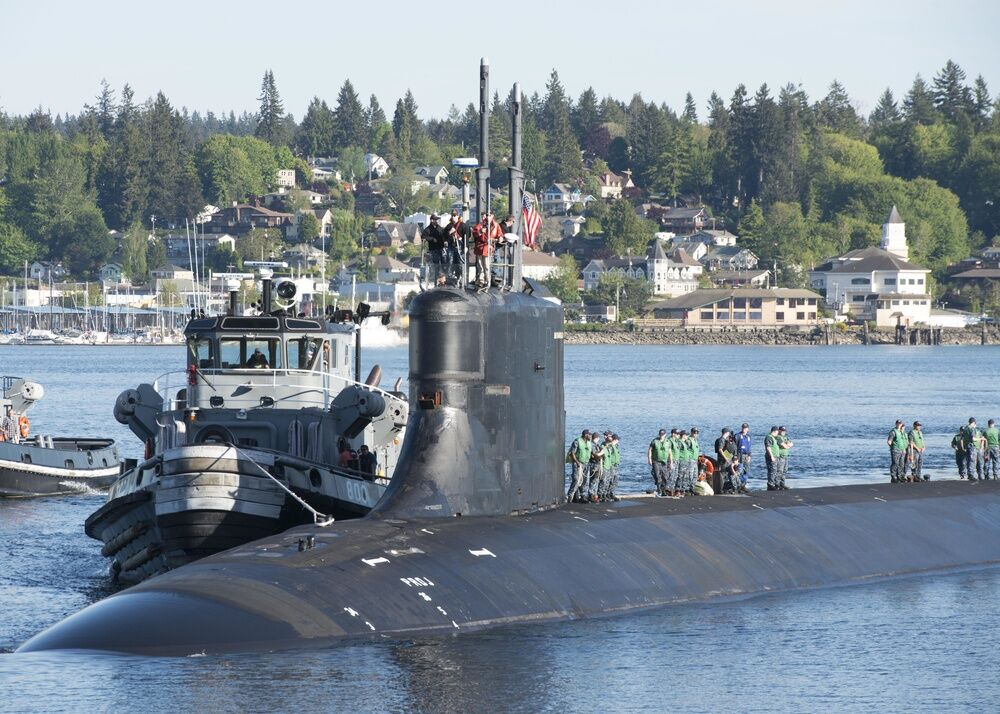 美军“康涅狄格”号核潜艇2018年返回母港 资料图