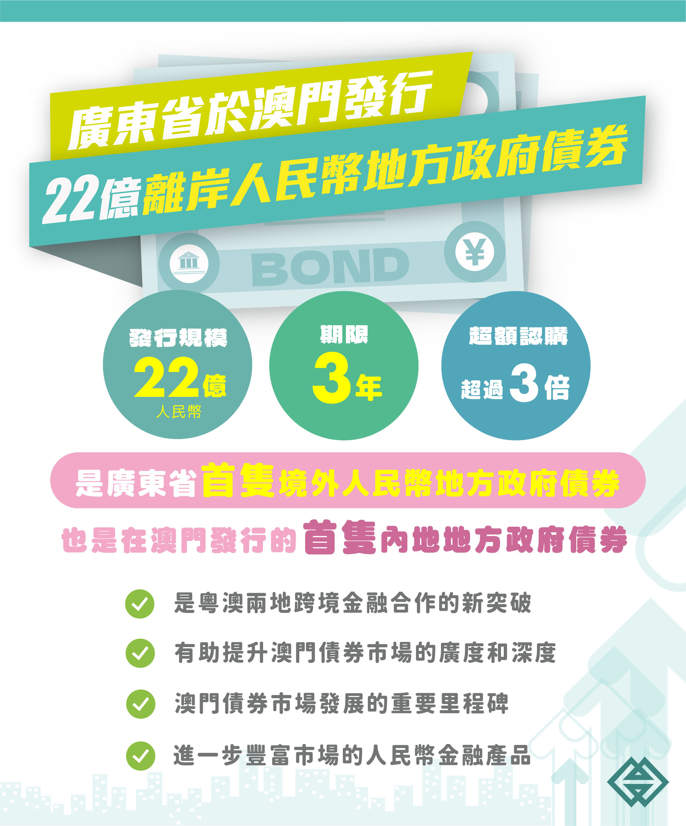 澳门祝贺广东省在澳发行离岸人民币地方政府债券