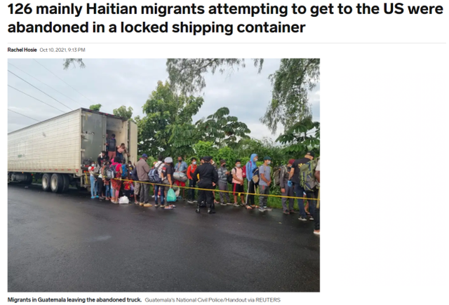 想偷渡去美国差点没命！126名移民被锁集装箱，大声尖叫才被救出