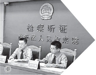 图①宣告检察建议