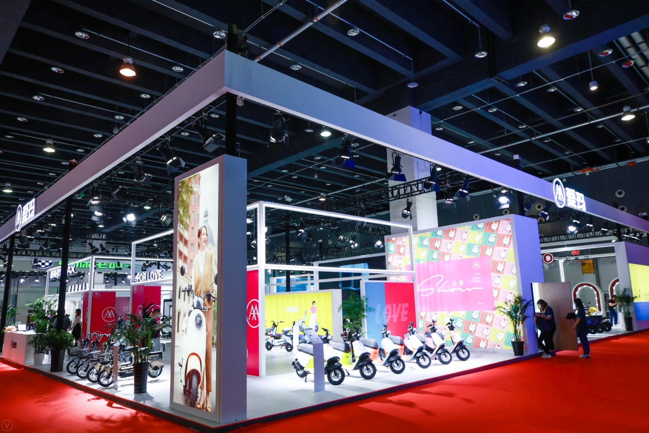爱玛携高人气电动车亮相义乌展数智化战略赢战浙江