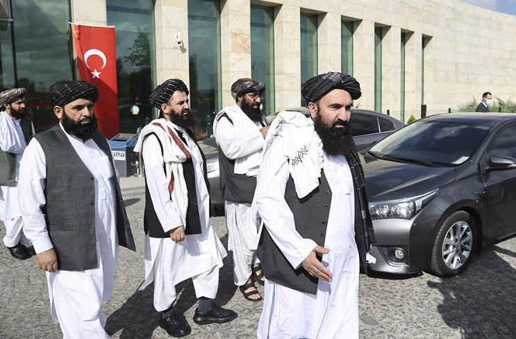 △塔利班外交代表团抵达土耳其首都安卡拉（图片来自当地媒体）
