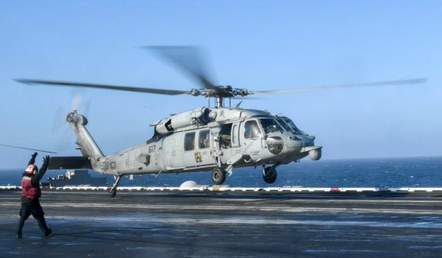 MH-60S “海鹰”直升机资料图。图源：美国海军