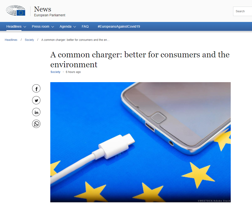 苹果：强制使用USB-C会扼杀创新 欧盟称这对消费者和环境更有利
