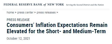 △纽约联邦储备银行10月12日发布的报告