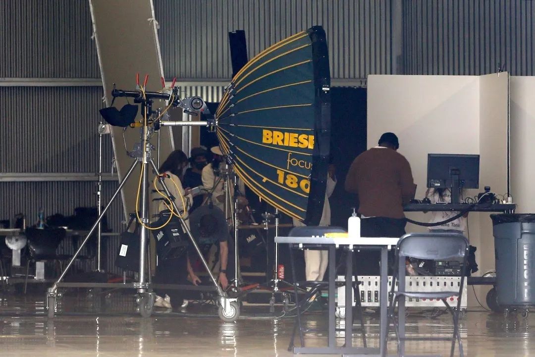 美国好莱坞某拍摄现场 图片来源：视觉中国