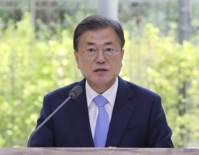 目前韩国总统图片