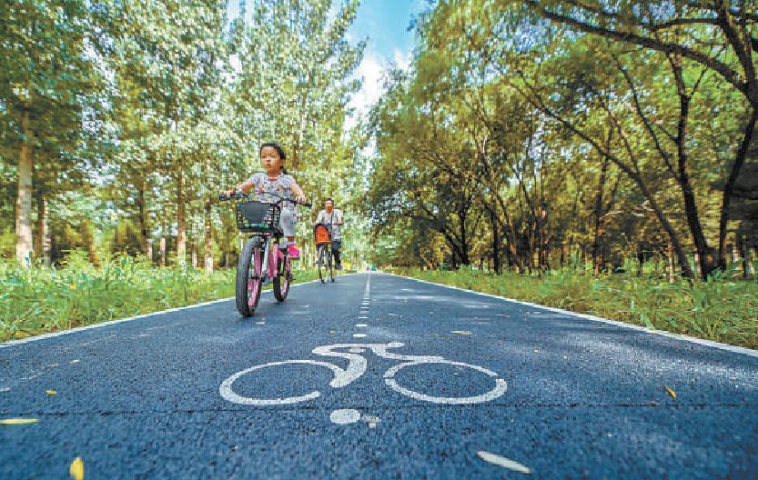本报记者 潘之望摄昌平区日前建成42公里绿道.
