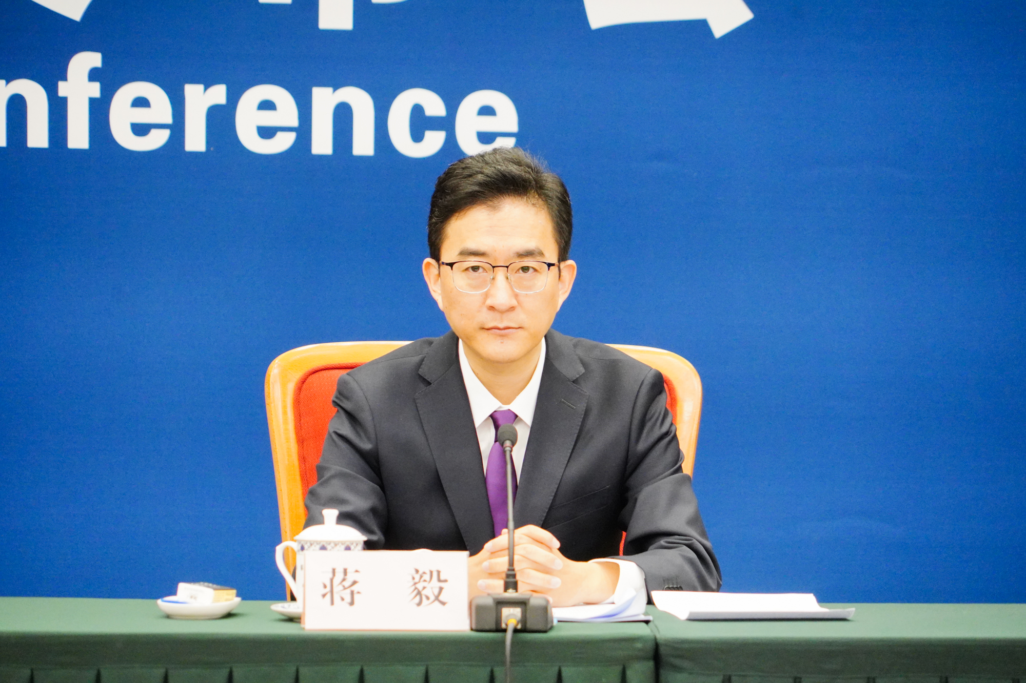 国家发改委体改司副司长蒋毅 澎湃新闻记者 周頔 摄