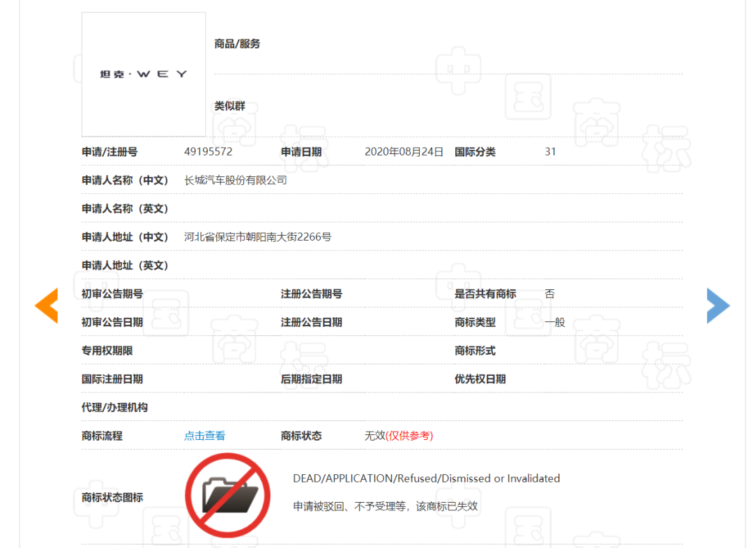 图片来源：中国商标网