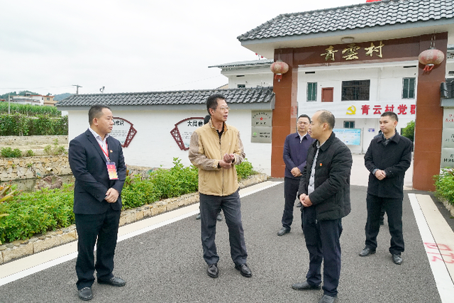 县委书记高忠到龙仙镇青云村调研